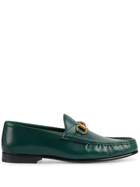 gucci horsebit loafer velvet green|gucci platform horsebit loafers.